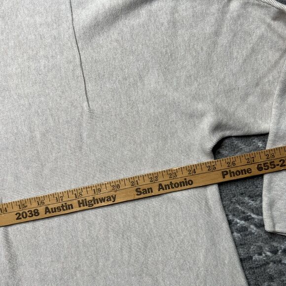 J Jill Pullover Sweater Womens XL Oatmeal Lace Up Back Detail Relaxed Boxy Fit - Picture 3 of 8